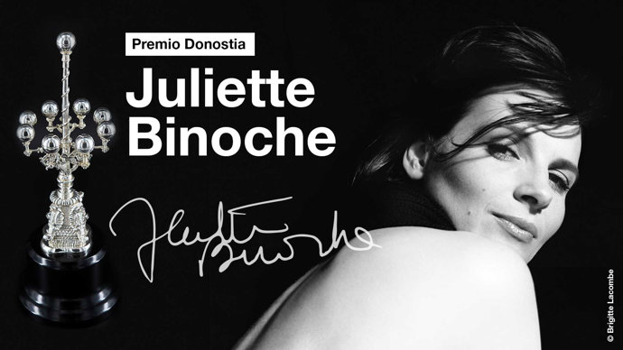 Juliette Binoche recibirá un premio Donostia
