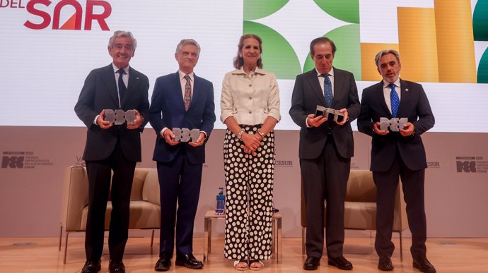 Doña Elena, durante la entrega de premios 