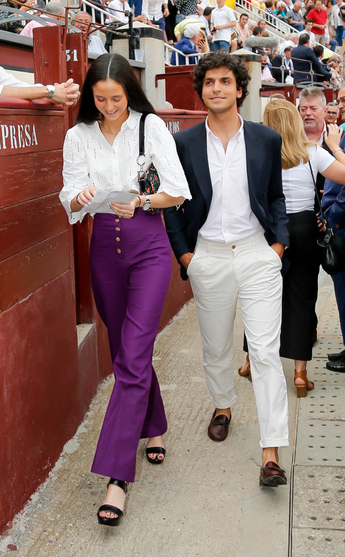 Victoria Federica, ton Tomás Páramo en Las Ventas