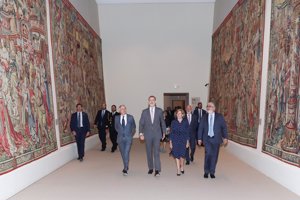 Felipe VI no ha alterado su agenda pese al regreso de su padre a nuestro país