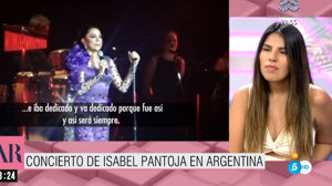 Isa Pantoja ha comentado en el plató de 'AR' la reaparición de su madre