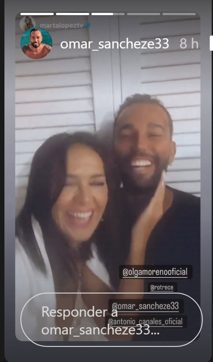 Olga y Omar Sánchez, de lo más cómplices