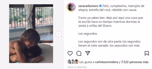 Felicitación de Sara Carbonero a su hijo Lucas en su cumpleaños