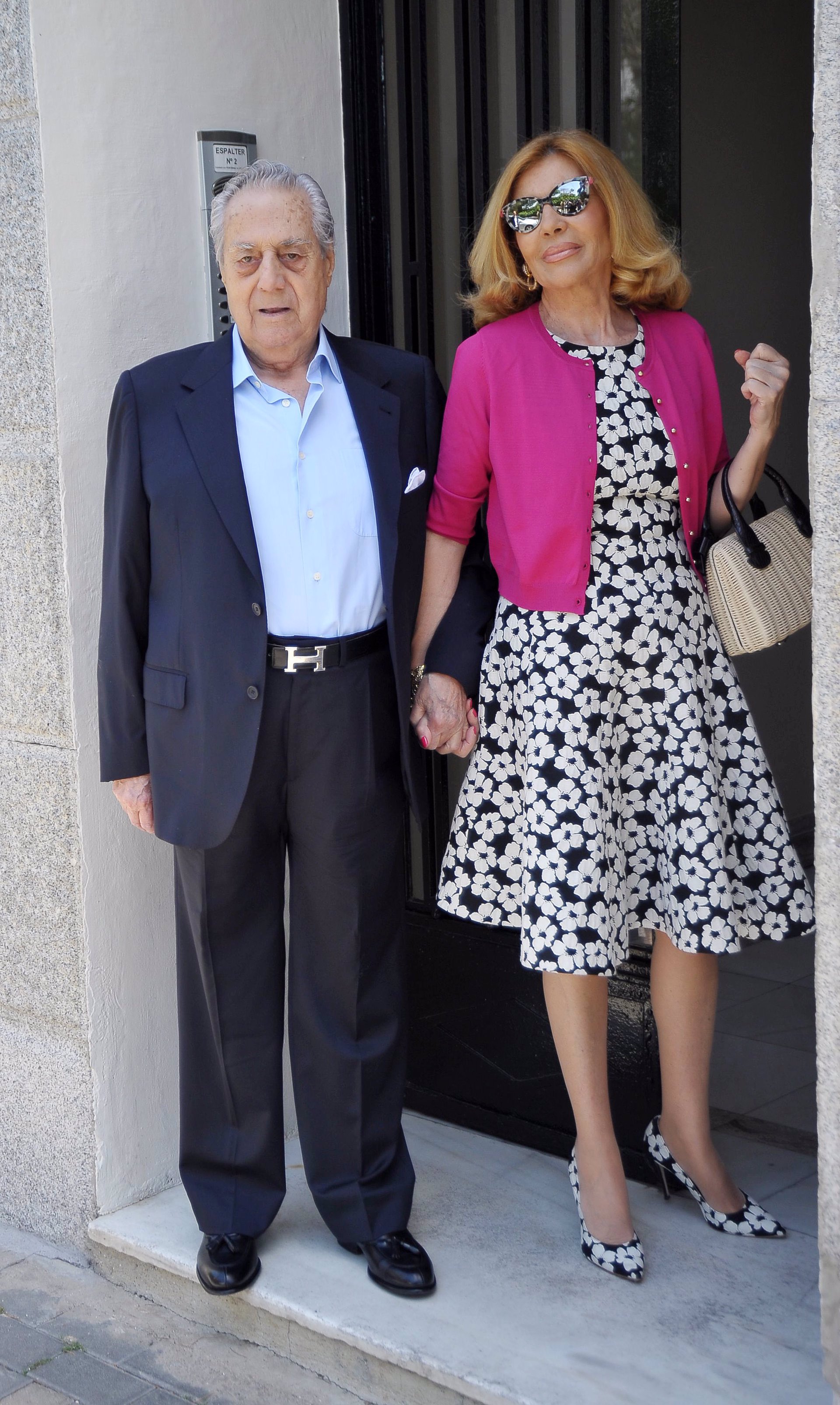 Miguel Báez Espuny y su mujer, Conchita Spinola