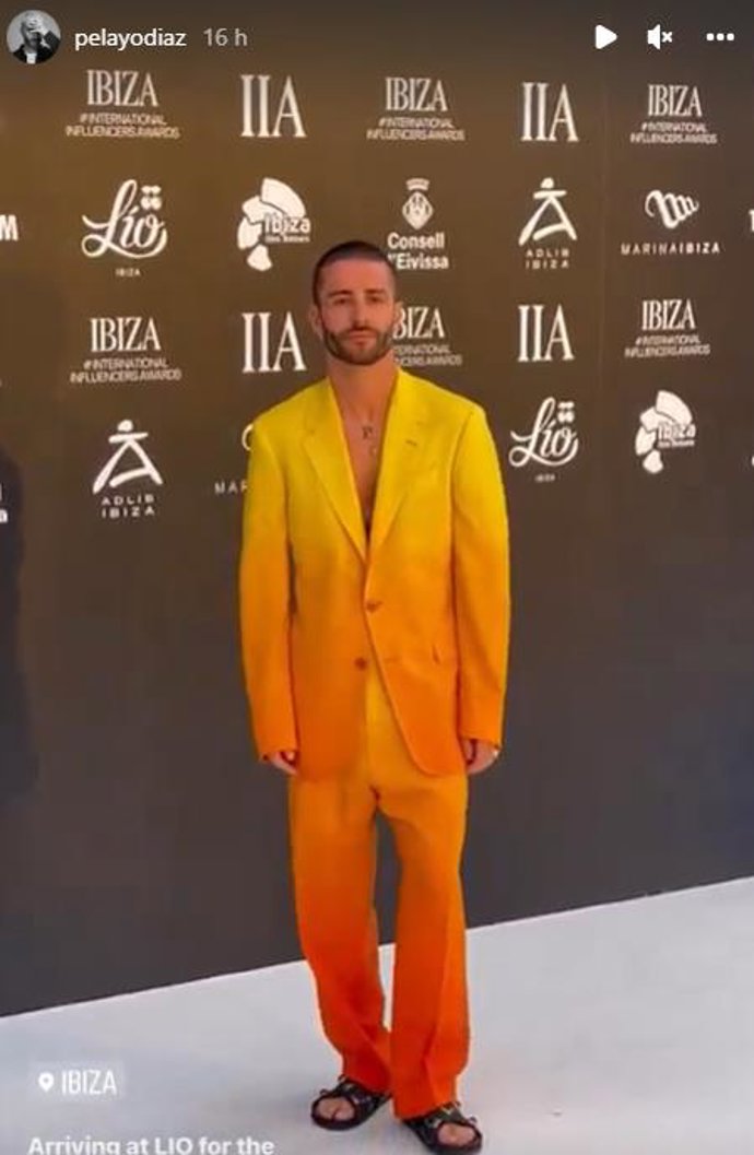 Pelayo Díaz en los premios 'International Influencers Awards'