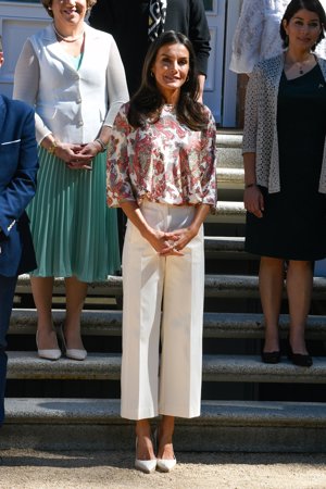 Doña Letizia, con un look de lo más primavera