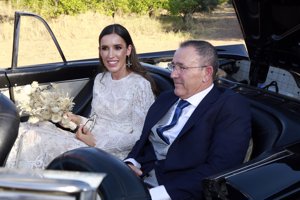 Davide Ancelotti y Ana Galocha, felicidad absoluta en su enlace matrimonial