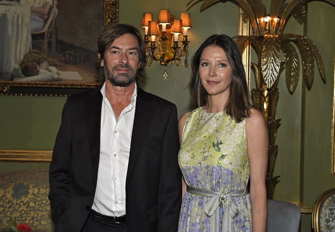 La pareja, en la presentación de SIMOF en Madrid