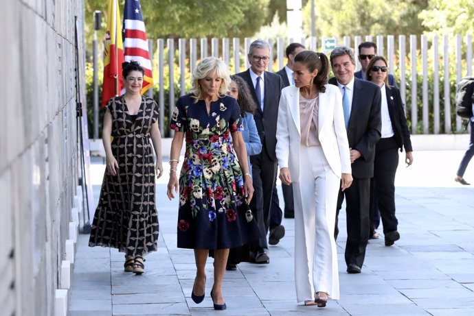 La Reina y Jill Biden, de lo más cómplices