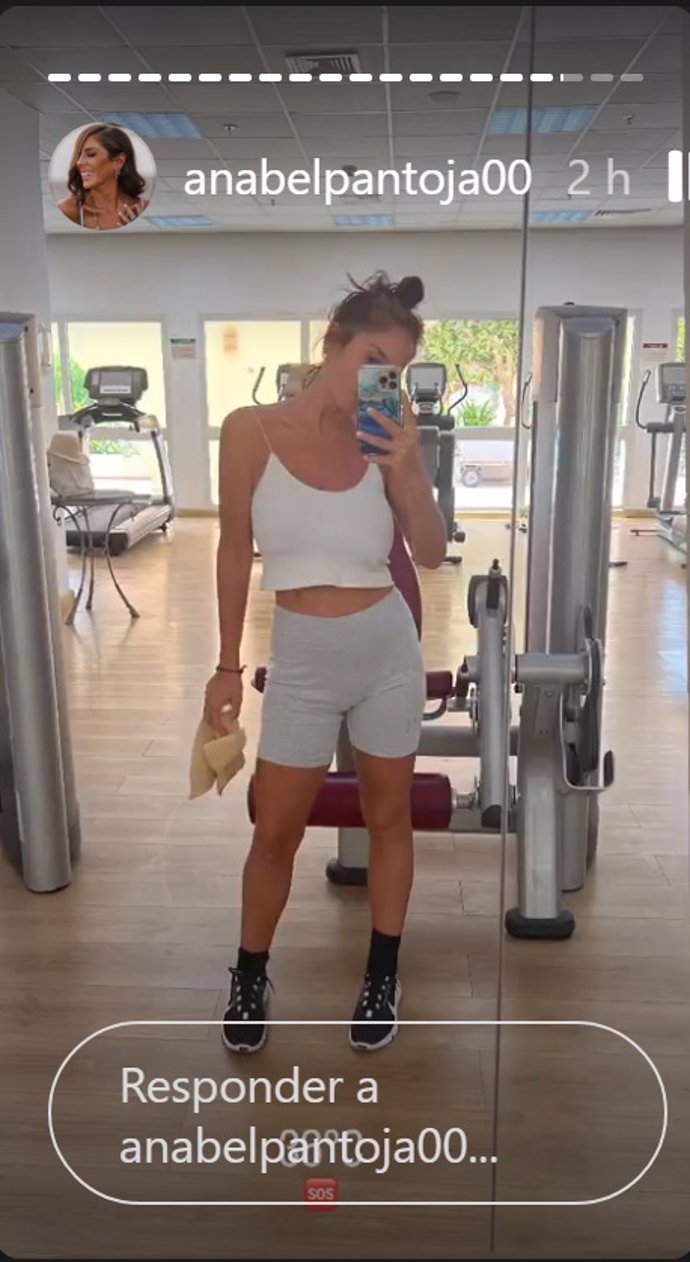 Anabel se está machacando en el gym durante sus vacaciones con Yulen en Egipto