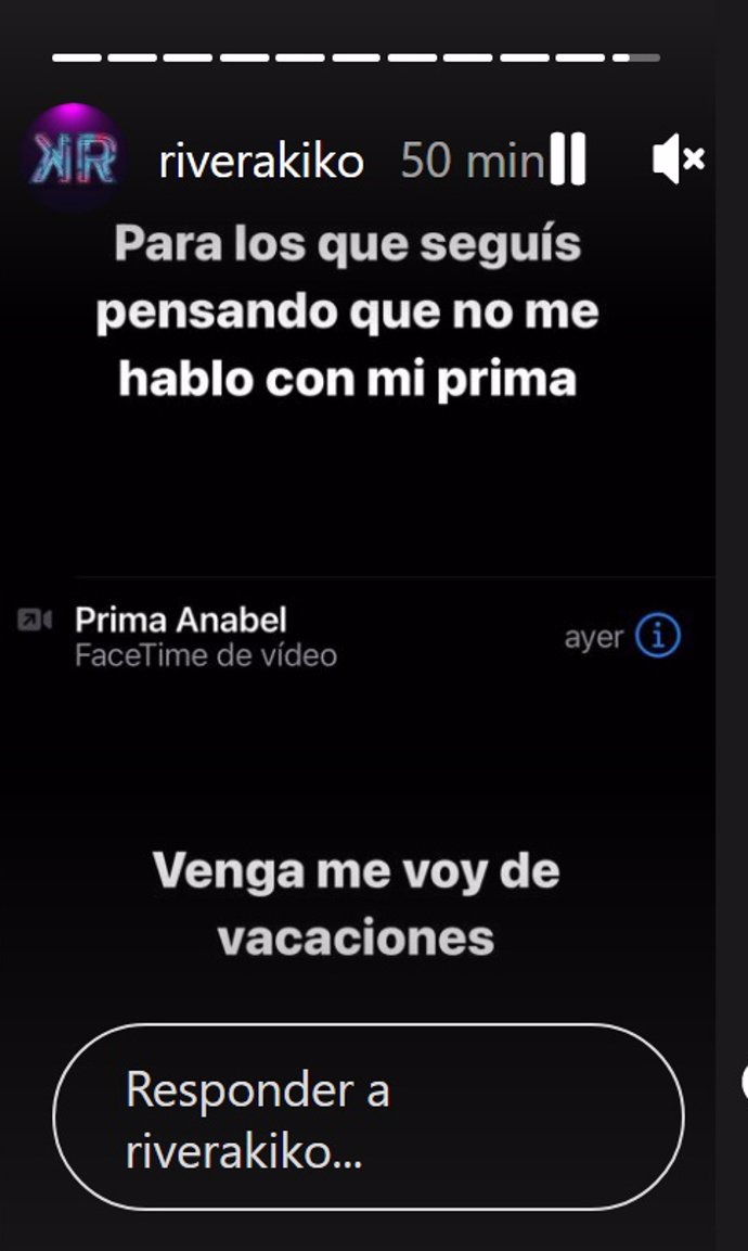 Kiko ha aclarado cómo es su relación con su prima Anabel en la actualidad