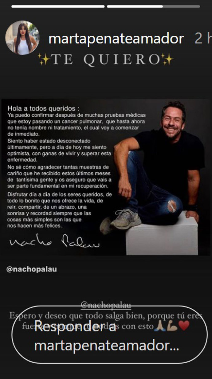 Storie compartido por Marta Peñate