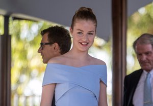 Leonor, durante los Premios Princesa de Girona