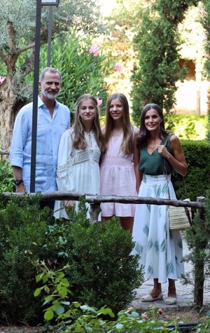 La Familia Real, en su visita a Valldemosa