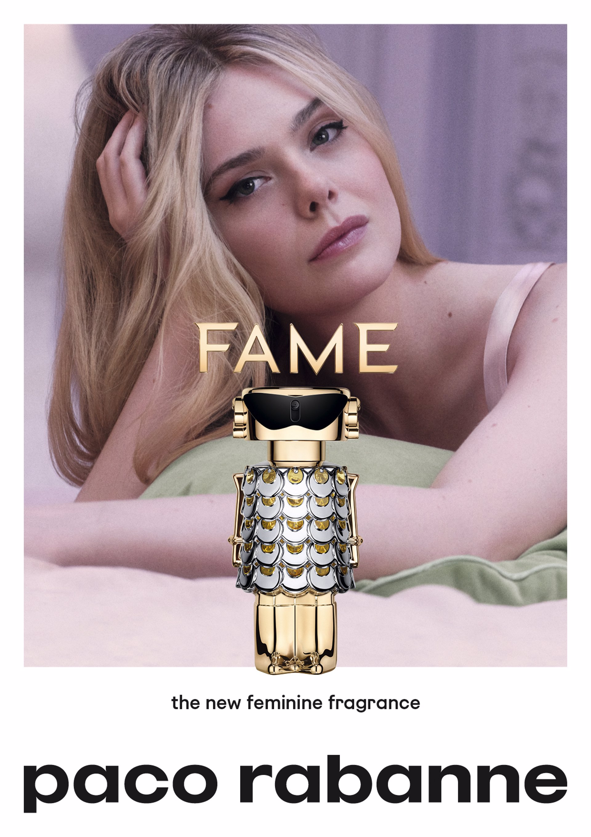 Elle Fanning, embajadora de la nueva fragancia femenina de Paco Rabanne