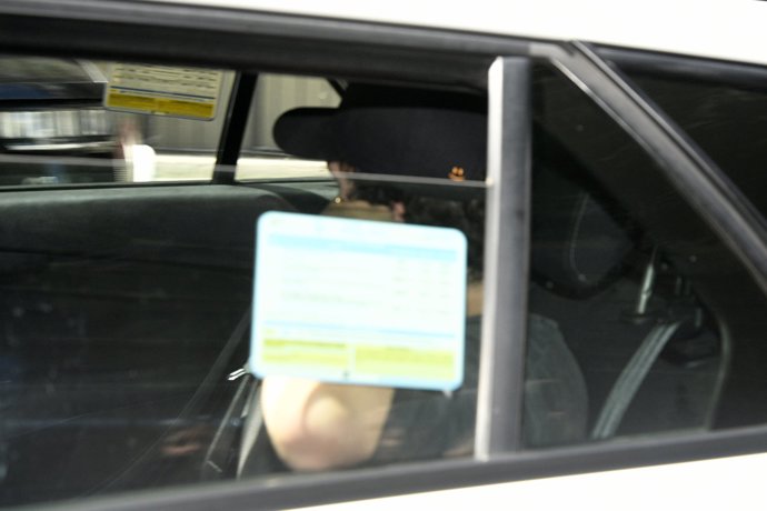 Froilán, a su llegada a casa de la infanta Elena