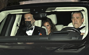 Jaime de Marichalar, con Jaime Martínez Bordiu y Marta Fernández