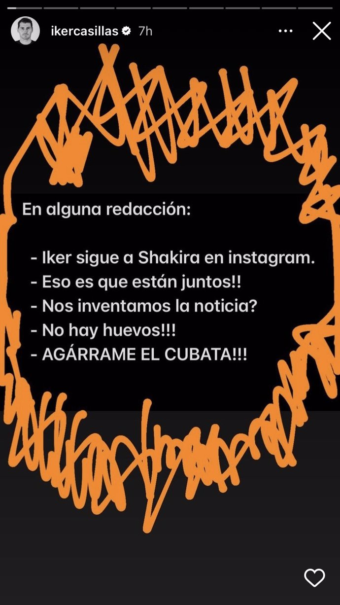 Iker Casillas reacciona a los rumores de acercamiento a Shakira