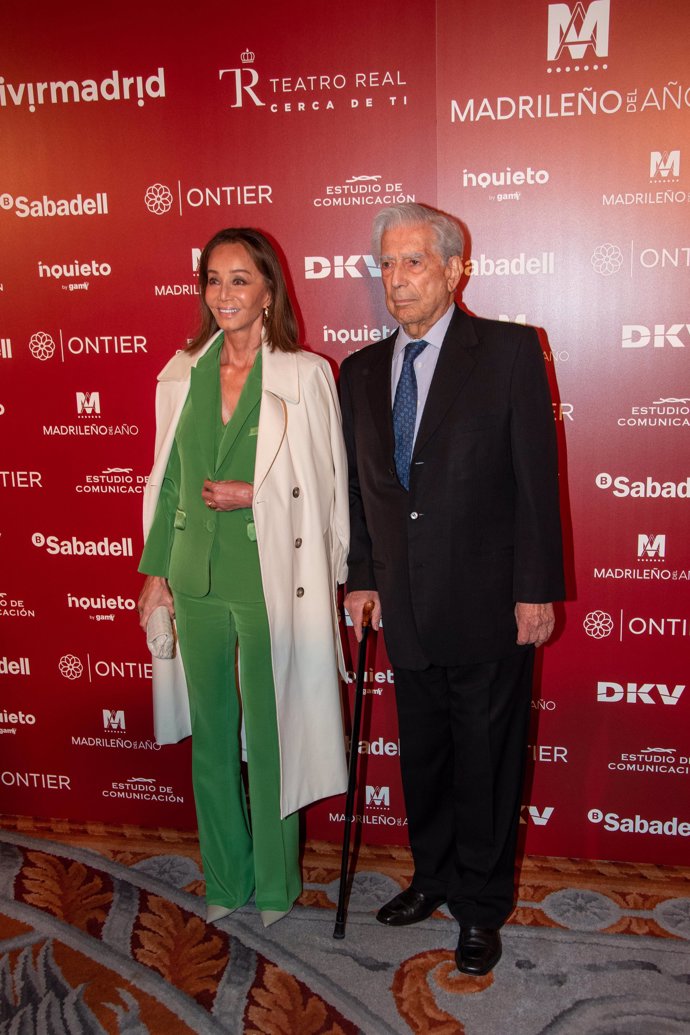 Isabel Preysler y Mario Vargas Llosa, en el Teatro Real