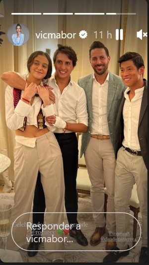 Victoria Federica, de lo más cómplice con Roca Rey tras la corrida