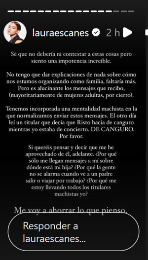 Stories compartidos por Laura Escanes