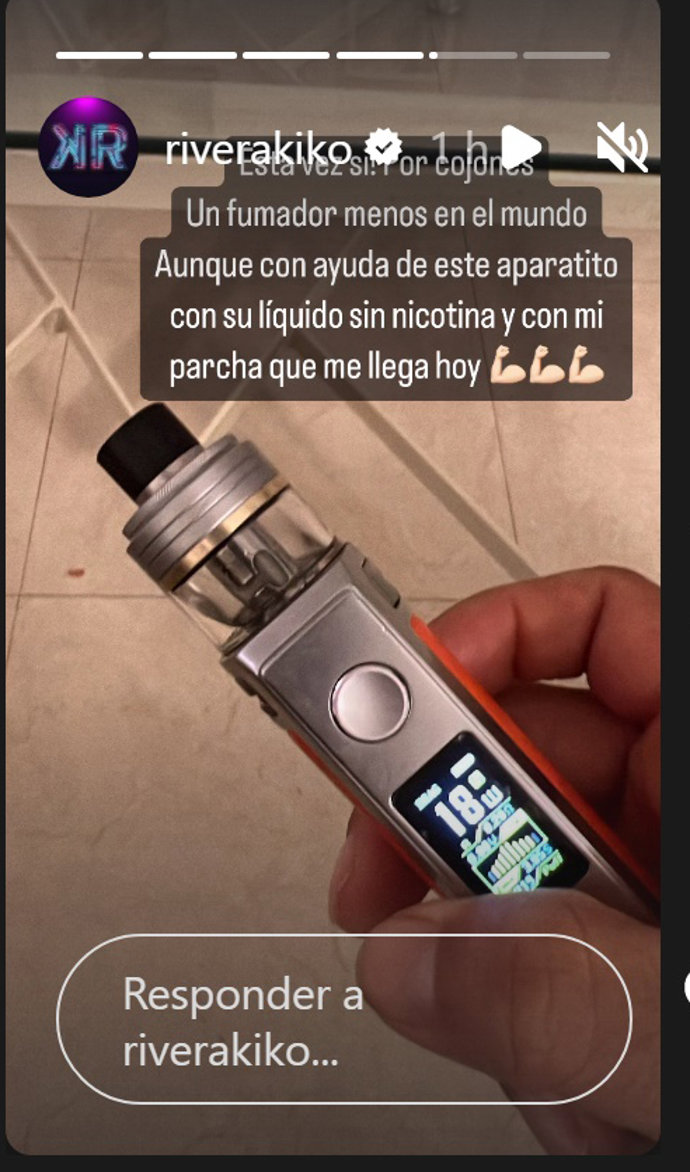 Kiko ha decidido dejar de fumar