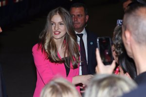 Leonor ha sido la gran protagonista del primer acto protagonizado por la Familia Real