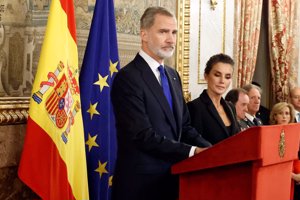 El Rey Felipe VI ha dado un discurso a los asistentes