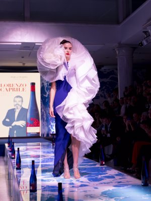 Lorenzo Caprile, gran protagonista del desfile y de la noche
