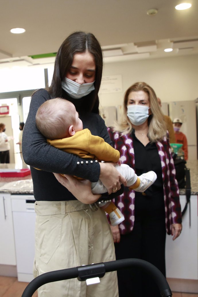 Victoria ha mostrado su lado más tierno durante la visita