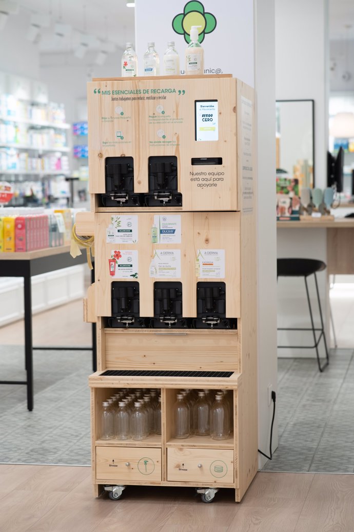 Sistema de recarga a granel ideado por Pierre Fabre