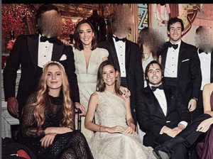 Hugo Arévalo estuvo en el 40 cumpleaños de Tamara Falcó