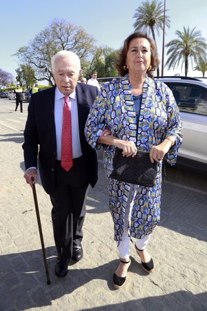 Curro Romero y Carmen Tello, en una imagen reciente