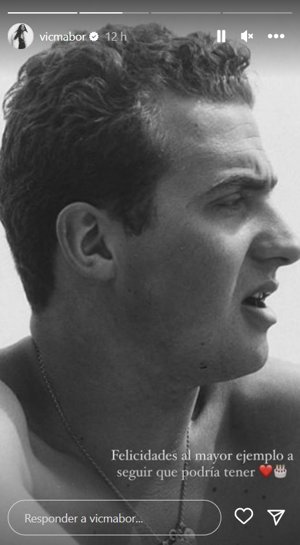 Victoria Federica, más tierna que nunca, felicita a su abuelo, Don Juan Carlos I: 