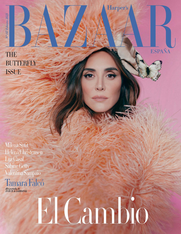 Tamara Falcó, espectacular en la portada de Harper's Bazaar