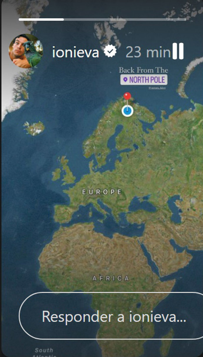 Storie compartido por Íñigo Onieva en Instagram