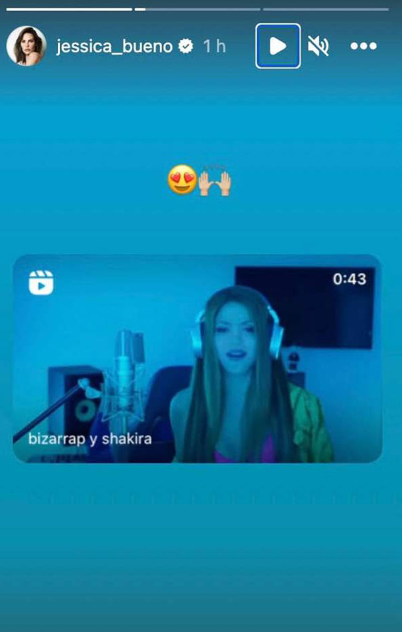 Jessica Bueno colgó un storie y luego se arrepintió