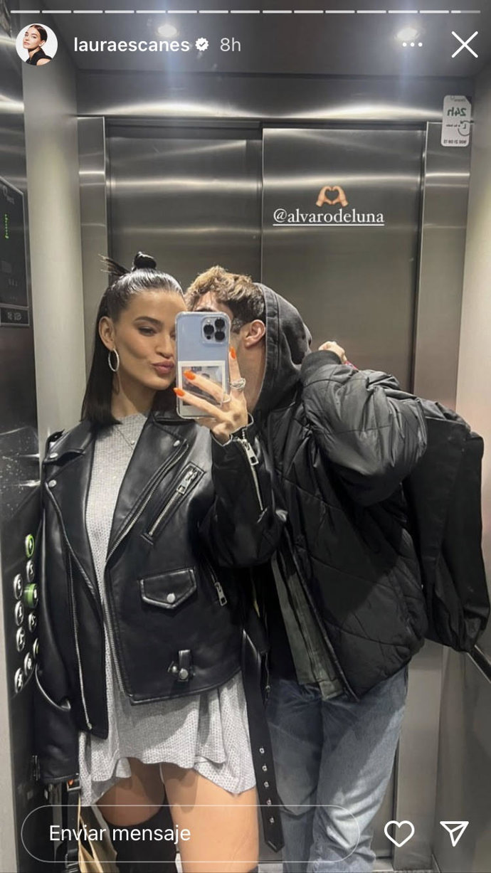 Laura Escanes ha presumido de su amor por Álvaro de Luna en redes sociales