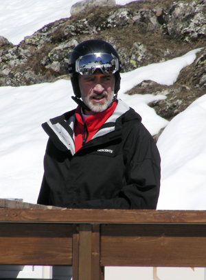 El Rey Felipe, esquiando en una imagen de archivo