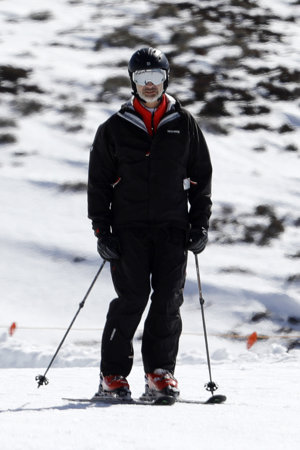 El esquí es una de las grandes pasiones del monarca