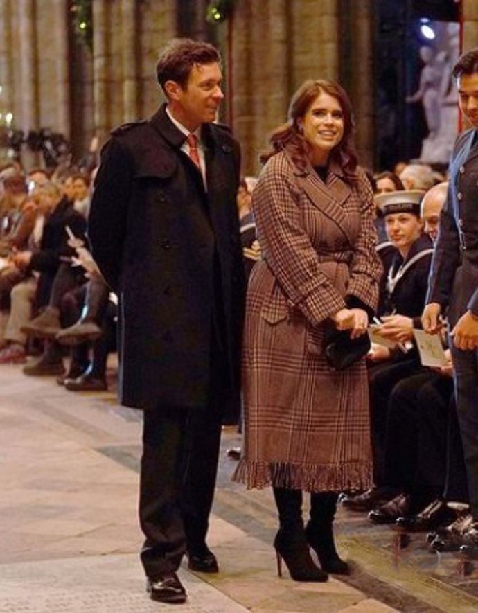 Eugenia, en una de sus últimas apariciones públicas