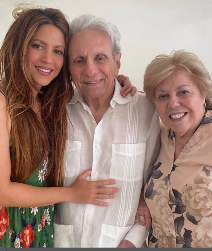 Shakira tiene una relación muy estrecha con su padre