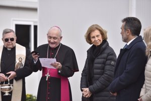 La Reina Sofía ha presidido un acto en Fraga, Huesca