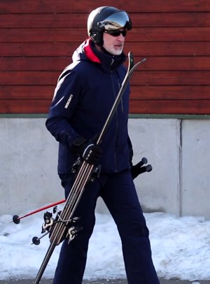 El Rey ha disfrutado de una de sus grandes pasiones, el esquí, en la estación de Baqueira Beret