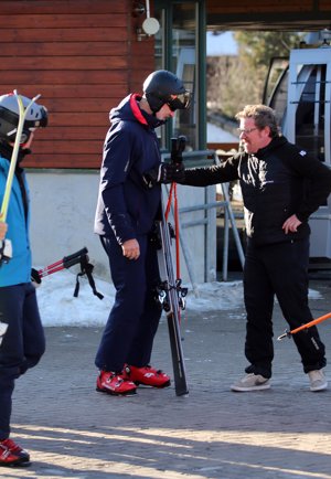 Don Felipe ha esquiado acompañado por un grupo de ocho amigos