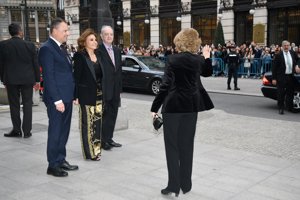 La Emérita fue aplaudida a su llegada por los presentes