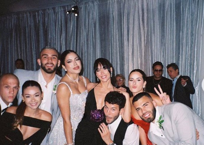 Aitana y Yatra, en la boda de Lele Pons y Guaynaa