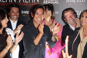 Julio, de lo más sonriente en su fiesta de cumpleaños