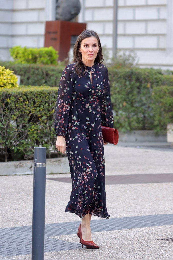 Doña Letizia ha recuperado su vestido confeti
