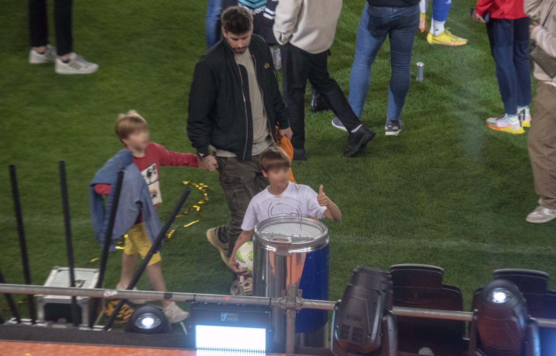 Piqué ha sido criticado por reñir públicamente a sus hijos en la final de la Kings League